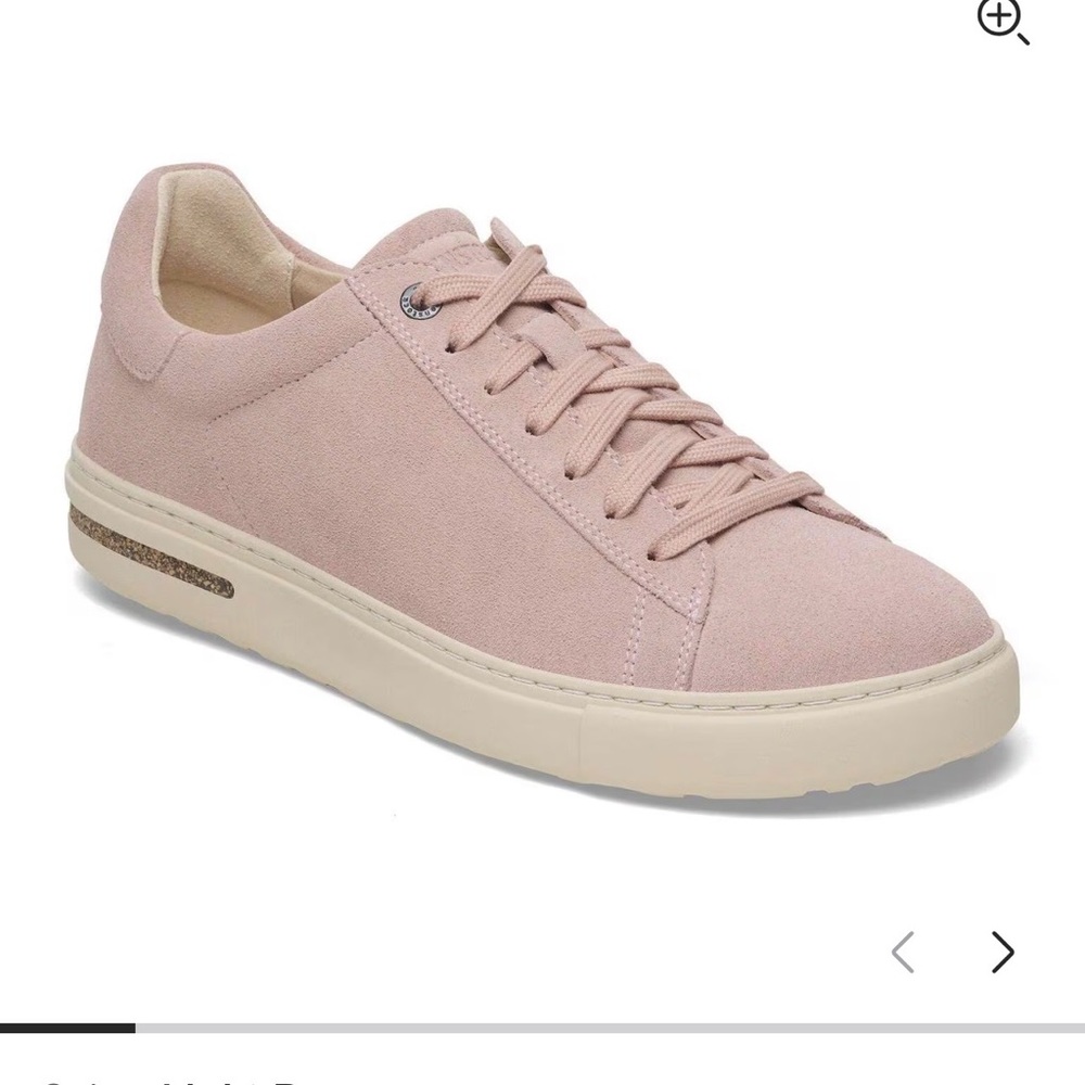 Birkenstock Bend Low Light Rose Suede Sneakers. Size 40. New in Box!